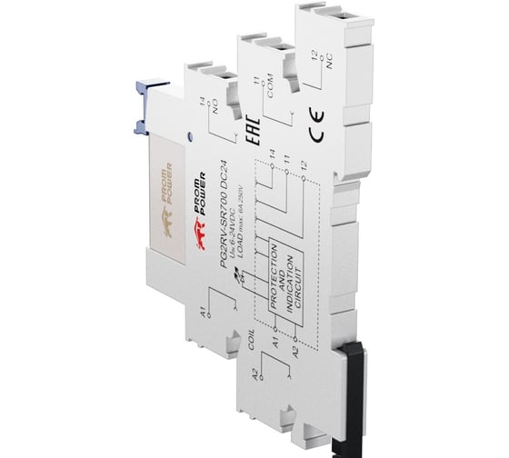 Ультратонкое реле Prompower, винтовые клеммы, номинальный ток 6а, управление 24vdc, pg2rv-sr700 dc24 PG2RVSR700DC24