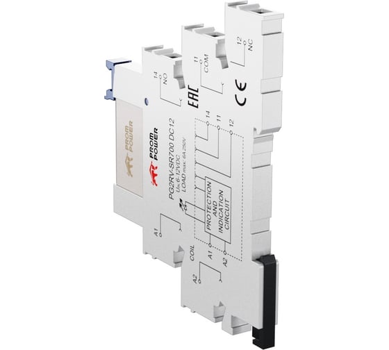 Ультратонкое реле Prompower, винтовые клеммы, номинальный ток 6а, управление 12vdc, pg2rv-sr700 dc12 PG2RVSR700DC12