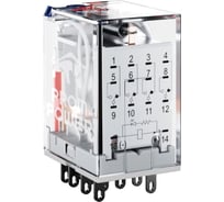 Электромеханическое реле Prompower четырехполюсное номинальный ток 5а, управление 12vdc, pmy4n dc12 PMY4NDC12