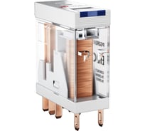 Электромеханическое реле Prompower двухполюсное номинальный ток 7а, управление 24vdc, pg2r2-s dc24 PG2R2SDC24