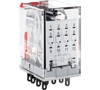Электромеханическое реле Prompower четырехполюсное номинальный ток 5а, управление 220vac, pmy4n ac230 PMY4NAC230