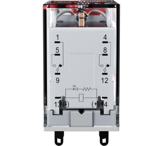 Электромеханическое реле Prompower двухполюсное номинальный ток 10а, управление 220vac, pmy2n ac230 PMY2NAC230