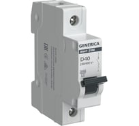 Автоматический выключатель GENERICA ВА47-29М 1p 40а 4,5кА d MVA21-1-040-D-G