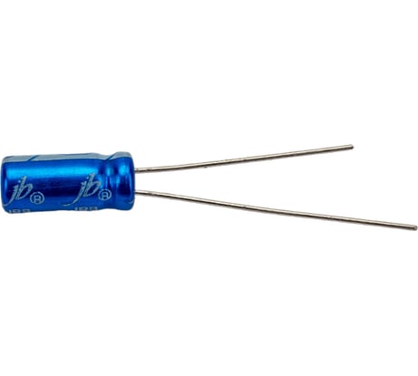 Конденсатор электролитический JB Capacitors 10 мкФ 100 В -55/105 °C 5x11 P:2 мм JRB2A100M02000500110000BST-65