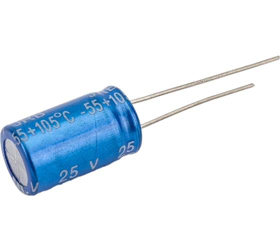 Электролитический конденсатор JB Capacitors 680мкФ, 25В, -55/105C, 10x16мм, JRB1E681M05001000160000BST-16