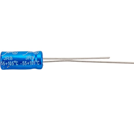 Электролитический конденсатор JB Capacitors 10мкФ, 25В, -55/105C, 5x11мм, JRB1E100M02000500110000BST-09