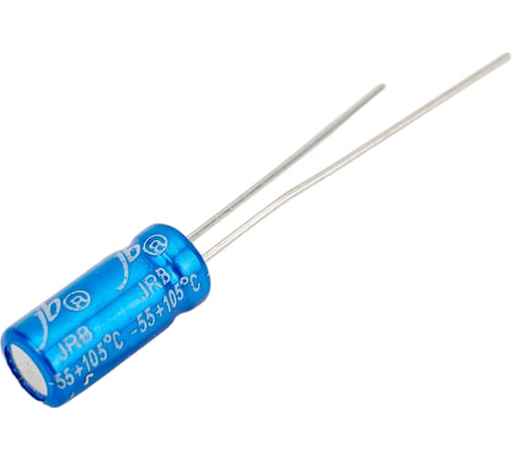 Электролитический конденсатор JB Capacitors 10мкФ, 25В, -55/105C, 5x11мм, JRB1E100M02000500110000BST-09