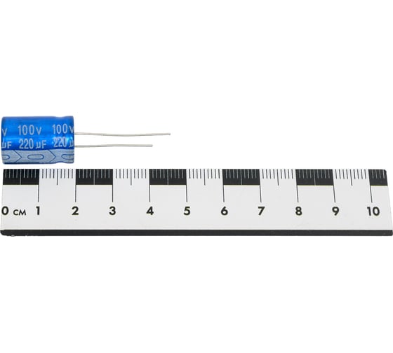 Электролитический конденсатор JB Capacitors 220мкФ, 100В, -55/105C, 13x21мм, JRB2A221M05001300210000BST-69