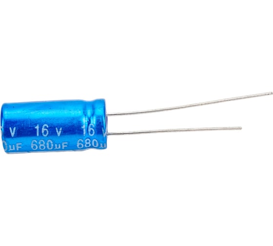Электролитический конденсатор JB Capacitors 680мкФ, 16В, -55/105C, 8x16мм, JRB1C681M03500800160000BST-07 1