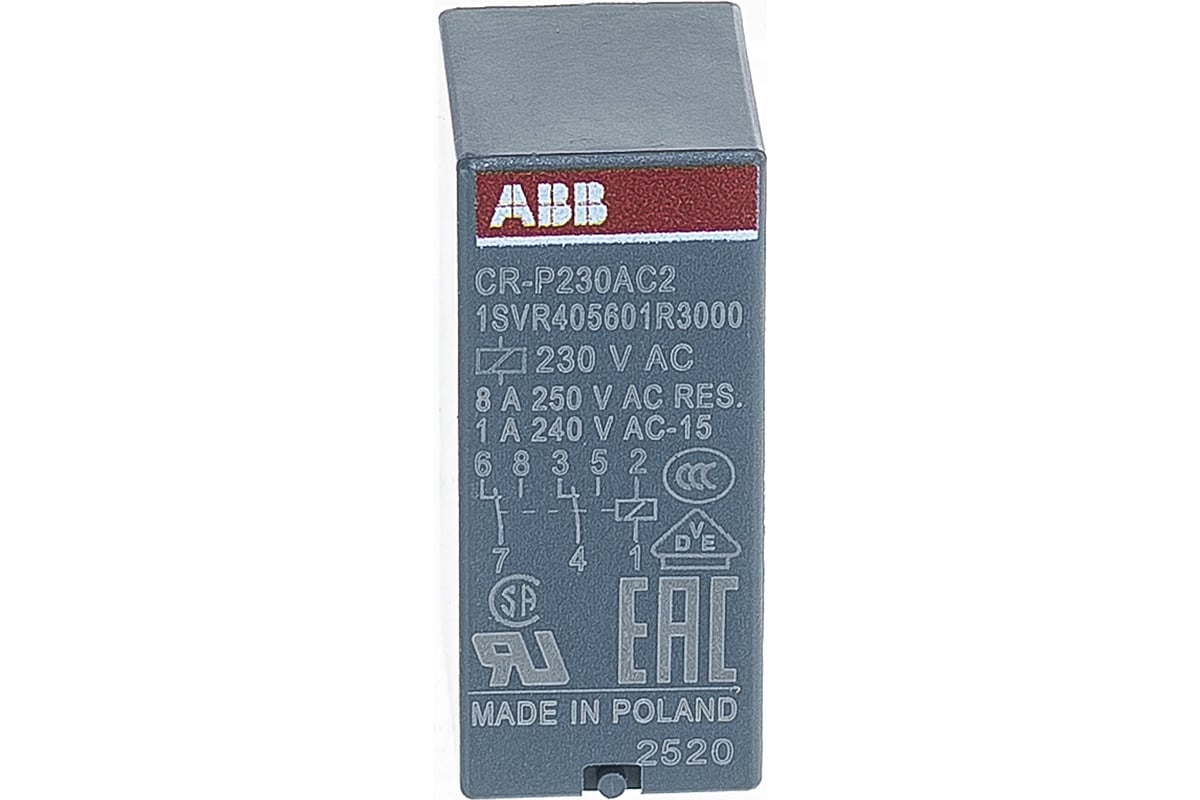 Реле abb cr p230ac2