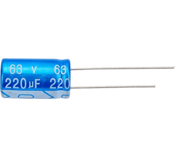 Электролитический конденсатор JB Capacitors 220мкФ, 63В, -55/105C, 10x16мм, JRB1J221M05001000160000BST-60