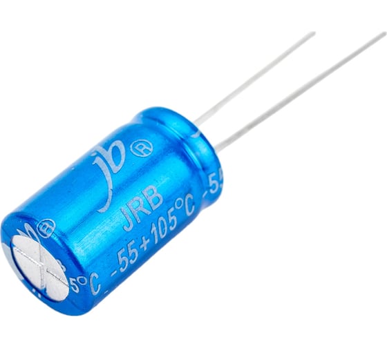 Электролитический конденсатор JB Capacitors 220мкФ, 63В, -55/105C, 10x16мм, JRB1J221M05001000160000BST-60