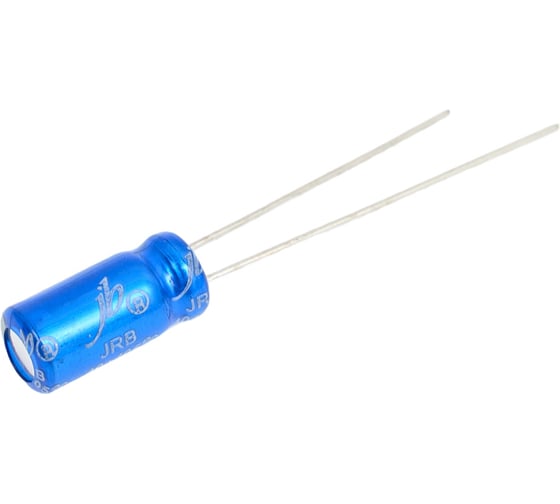 Электролитический конденсатор JB Capacitors 2.2мкФ, 100В, 105C, 5x11мм, JRB2A2R2M02000500110000B-62 1
