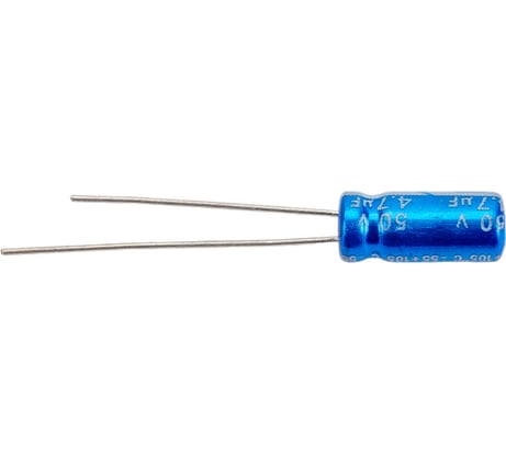 Электролитический конденсатор JB Capacitors 4.7мкФ, 50В, -55/105C, 5x11мм, JRB1H4R7M02000500110000BST-05