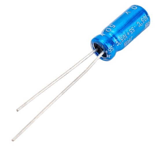 Электролитический конденсатор JB Capacitors 4.7мкФ, 50В, -55/105C, 5x11мм, JRB1H4R7M02000500110000BST-05