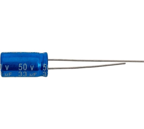 Электролитический конденсатор JB Capacitors 33мкФ, 50В, 105C, 6.3x11мм, JRB1H330M02500630110000B-06