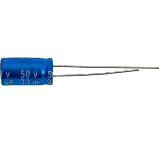 Электролитический конденсатор JB Capacitors 33мкФ, 50В, 105C, 6.3x11мм, JRB1H330M02500630110000B-06 1