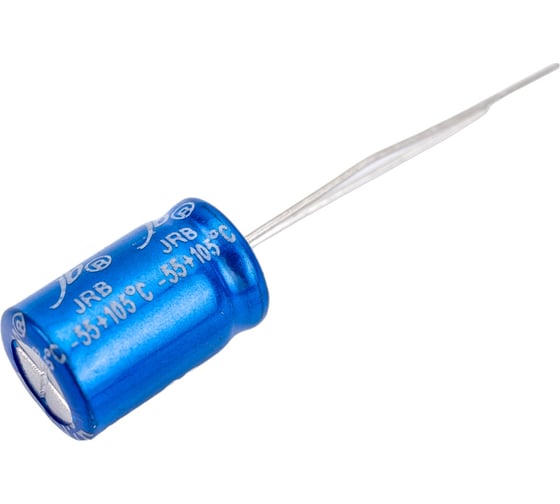 Электролитический конденсатор JB Capacitors 470мкФ, 25В, -55/105C, 8x12мм, JRB1E471M03500800120000BST-15