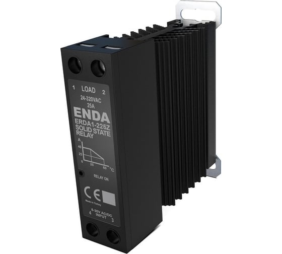 Твердотельное реле ENDA однофазные на радиаторе (Турция) ERDA1225Z