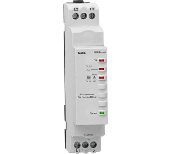 Реле контроля фаз KAEL (Турция) FKR2.G.3W