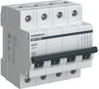 Автоматический выключатель GENERICA ва47-29м 4p 40а 4,5ка b MVA21-4-040-B-G
