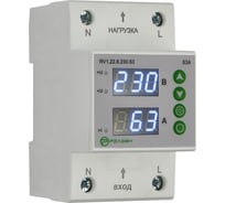 Реле контроля напряжения и тока РЕЛЕОН с разрывом нейтрали L+N; 230В AC; 63А, RV122823063