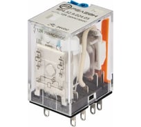 Промежуточное реле РЕЛЕОН 2 CO контакта 12А; 24В DC; тест кнопка + LED + Диод RP432902409