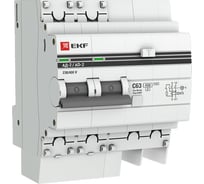 Автоматический дифференциальный выключатель EKF АД-2 2п 63А 30мА С PROxima DA2-63-30-pro