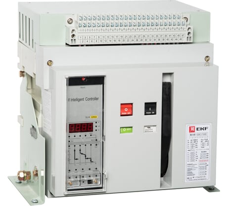 Автоматический трехполюсный выключатель EKF ВА-45 2000/1000А 50кА стационарный mccb45-2000-1000