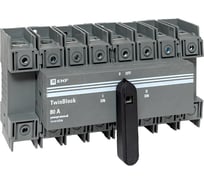 Рубильник EKF 80A 4P реверсивный c рукояткой для прямой установки TwinBlock tb-s-80-4p-rev