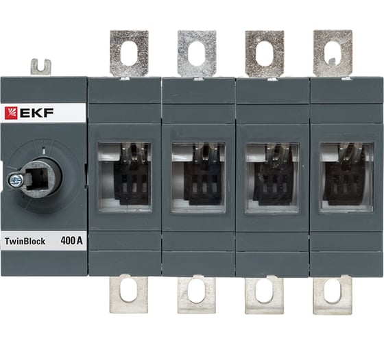 Рубильник EKF 400A 4P без рукоятки управления TwinBlock tb-s-400-4p
