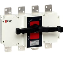 Рубильник-выключатель EKF 1000A 4P c рукояткой управления для прямой установки PowerSwitch psds-1000-4