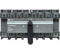 Рубильник EKF 63A 4P реверсивный c рукояткой для прямой установки TwinBlock tb-s-63-4p-rev