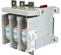 Вакуумный контактор Электротехник Квт-1,14-2,5/ 63-3 у3, трёхполюсный, 220в,  AC/DC, 2з и 1р, нереверсивный, без реле, ip00, ET006368