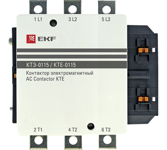 Контактор EKF КТЭ 115А, 380В, NO ctr-b-115-380
