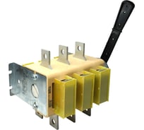 Выключатель-разъединитель Электротехник ВР32-39 В 71250-32 УХЛ3, 630А, съёмная боковая смещённая рукоятка, 3-х полюсный на два направления, с дугогасительными камерами, IP32 ET006533