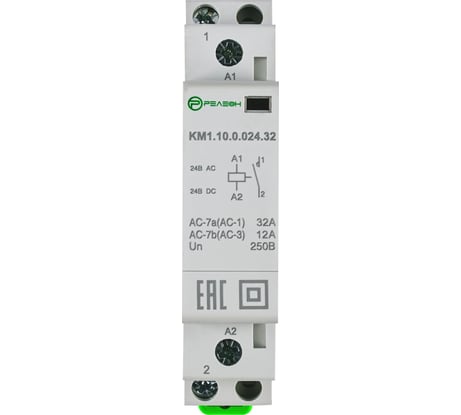 Модульный контактор РЕЛЕОН 1НО контакт 32А; 24В AC/DC; KM110002432