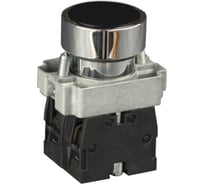 Кнопка в металлическом корпусе Engard черная ip44 BV-2-BA25