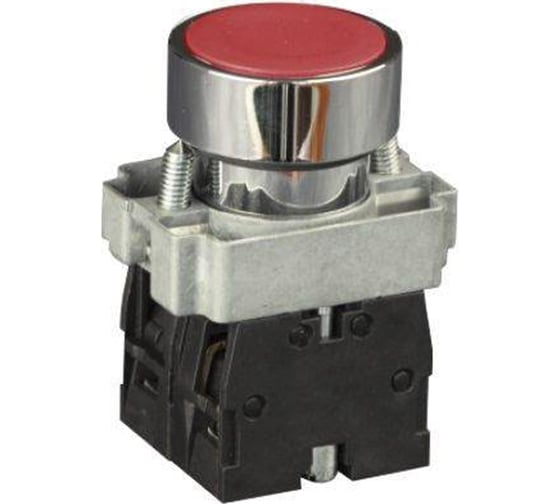 Кнопка в металлическом корпусе Engard красная ip44 BV-2-BA42 1