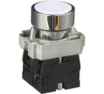 Кнопка в металлическом корпусе Engard белая ip44 BV-2-BA15