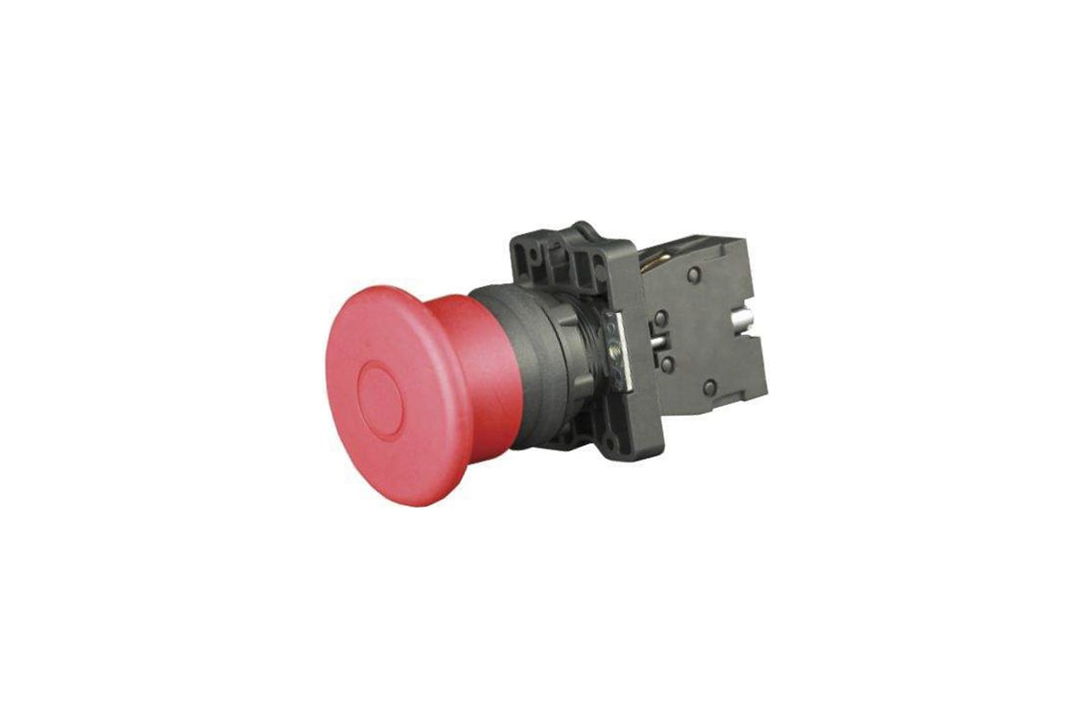 Кнопка грибок "стоп" с фиксацией Engard красная ip65 ф40мм BV-1-CT42 ...