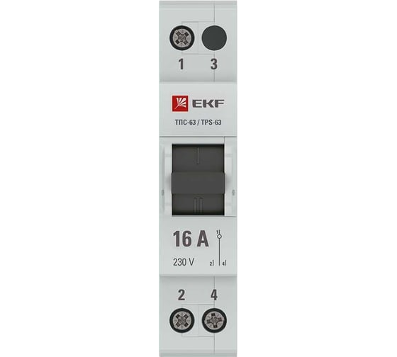 Трехпозиционный переключатель EKF ТПС-63 1P 16А PROxima TPS116