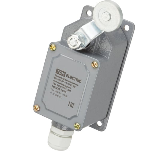 Концевой выключатель без самовозврата TDM ELECTRIC ВК-300-БР-11-67У2-25 16А 660В IP67 SQ0732-0038
