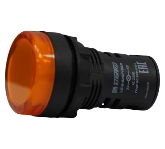 Сигнальная компактная лампа Engard ф22 led 24В желтая ip44 LS-3-22D/Y24 1