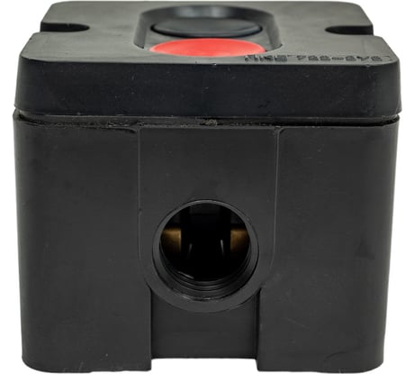 Пост управления Электротехник Пке 722 у2, 10а, 660в, чёрный и красный цилиндр, накладной, ip54, ET523352