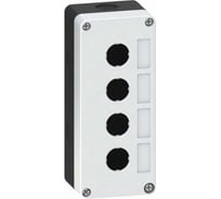 Пластиковый корпус кнопочного поста Engard серый на 4 места ПК-4 PK-4