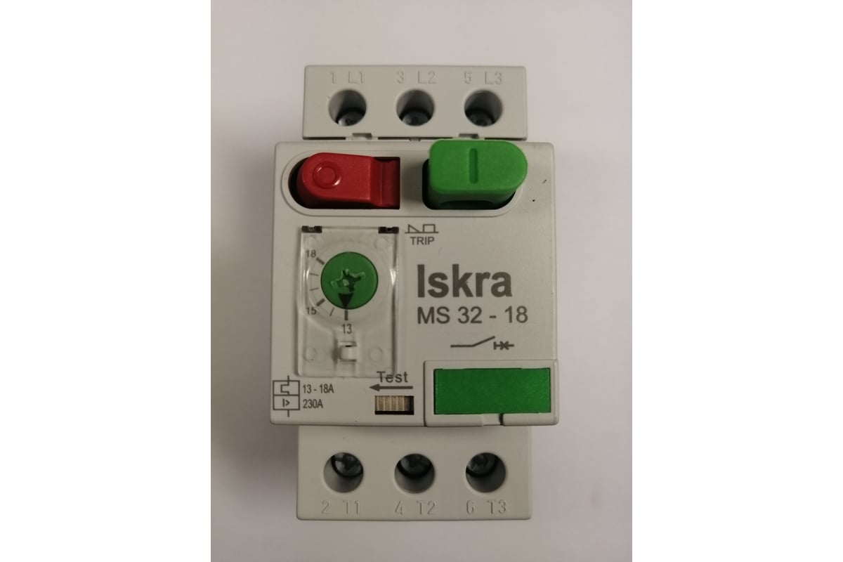 Автомат защиты двигателя iskra MS32-18 УТ-00025355