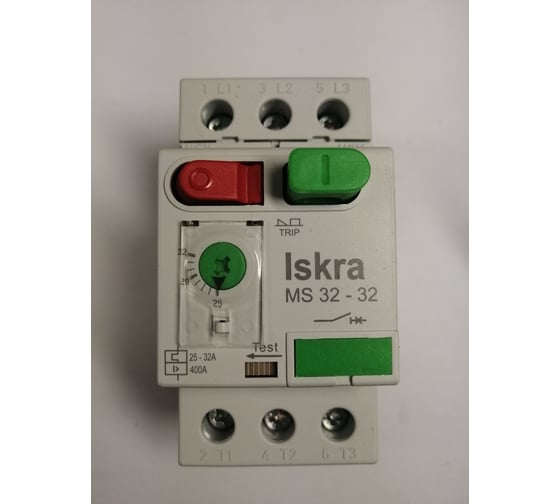 Автомат защиты двигателя iskra MS32-32 УТ-00025359 1