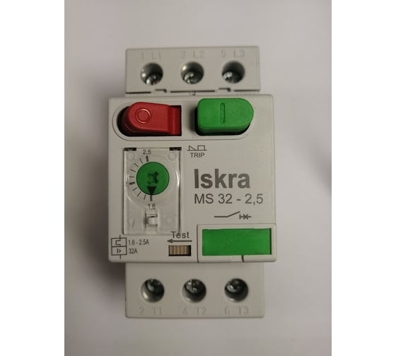 Автомат защиты двигателя iskra MS32-2.5 УТ-00025356