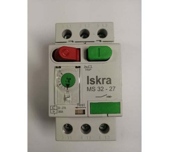 Автомат защиты двигателя iskra MS32-27 УТ-00025358
